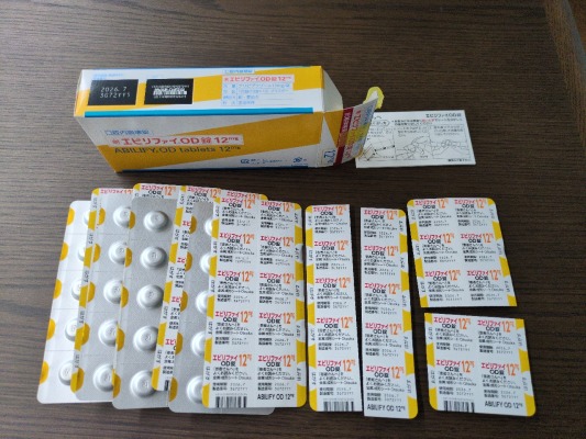 エビリファイOD錠12mg