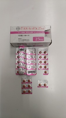 マスーレッド錠25mg