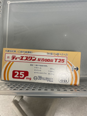 ティーエスワン配合OD錠T25