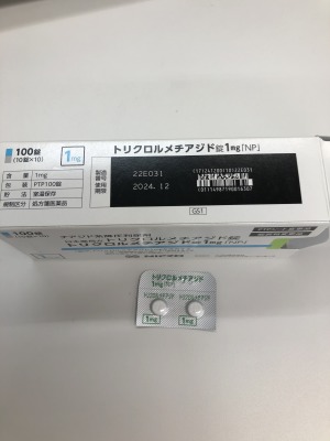 トリクロルメチアジド錠1mg「NP」