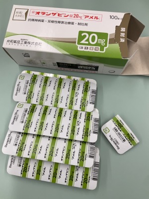 オランザピン錠20mg「アメル」