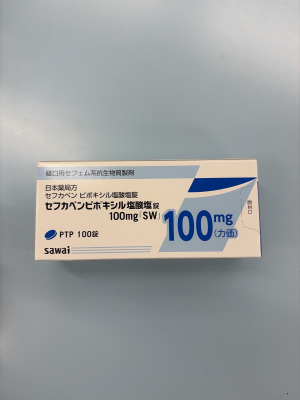 セフカペンピボキシル塩酸塩錠100mg「SW」