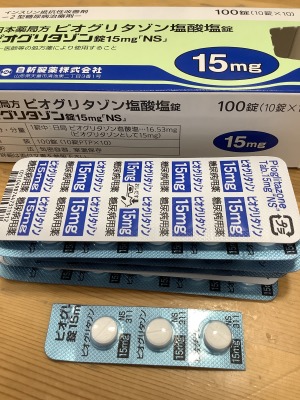 ピオグリタゾン錠15mg「NS」