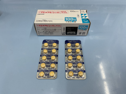 クエチアピン錠100mg「アメル」