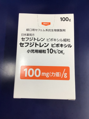 セフジトレン ピボキシル小児用細粒10%「OK」