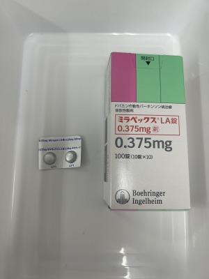 ミラペックスLA錠0.375mg