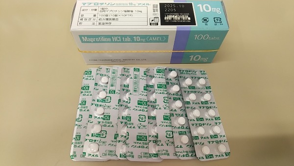 マプロチリン塩酸塩錠10mg「アメル」