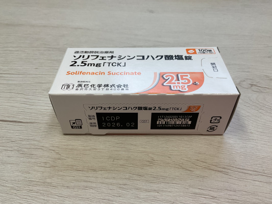 ソリフェナシンコハク酸塩錠2.5mg「TCK」