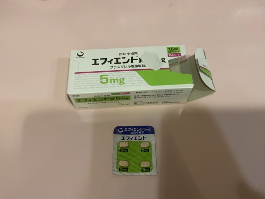 エフィエント錠5mg