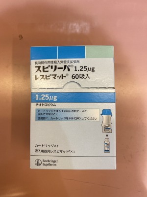 スピリーバ1.25μgレスピマット60吸入