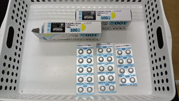 レボカルニチンFF錠100mg「トーワ」