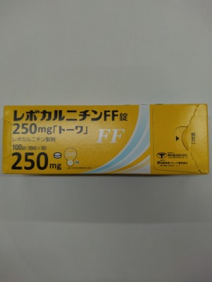 レボカルニチンFF錠250mg「トーワ」