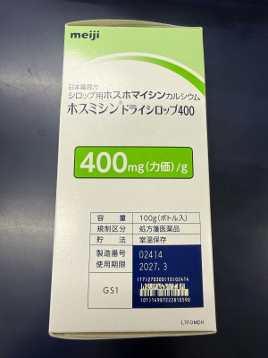 ホスミシンドライシロップ400