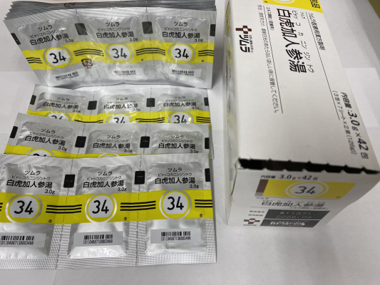 ツムラ白虎加人参湯エキス顆粒(医療用)
