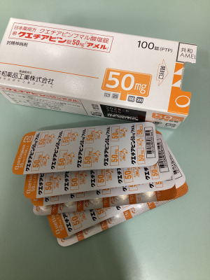 クエチアピン錠50mg「アメル」