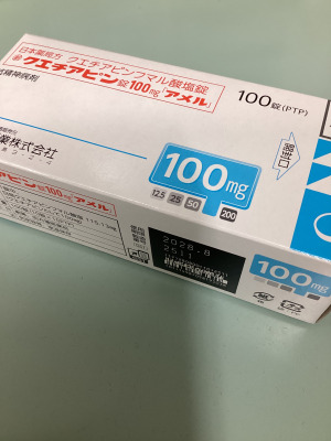 クエチアピン錠100mg「アメル」