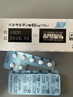 バルサルタン錠40mg「TCK」