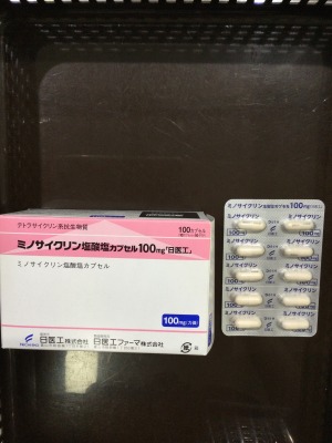 ミノサイクリン塩酸塩カプセル100mg「日医工」