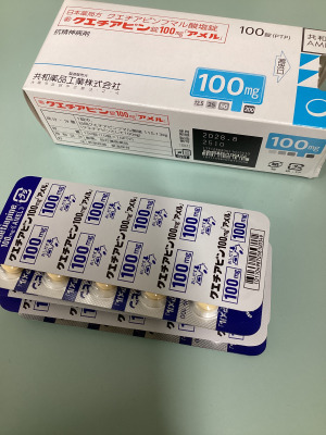 クエチアピン錠100mg「アメル」