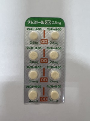 クレストールOD錠2.5mg