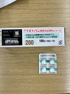 テオフィリン徐放U錠200mg「トーワ」