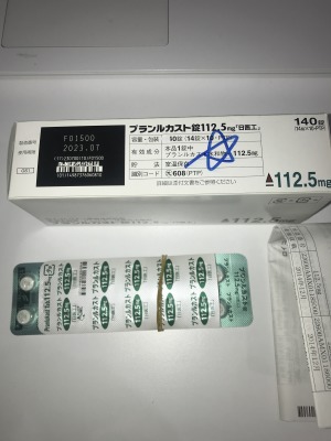 プランルカスト錠112.5mg「日医工」