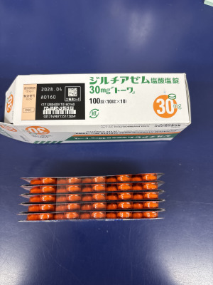 ジルチアゼム塩酸塩錠30mg「トーワ」