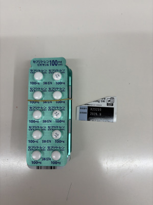 セフジトレンピボキシル錠100mg「SW」