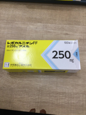 レボカルニチンFF錠250mg「アメル」
