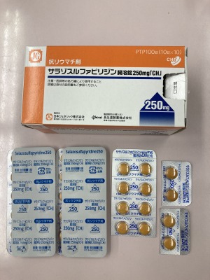 サラゾスルファピリジン腸溶錠250mg「CH」