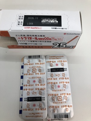 トラマドール塩酸塩OD錠25mg「KO」