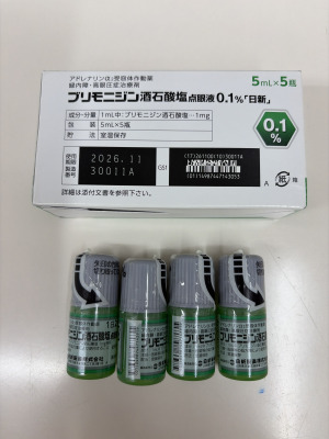 ブリモニジン酒石酸塩点眼液0.1%「日新」