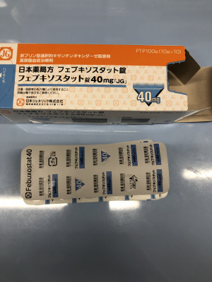 フェブキソスタット錠40mg「JG」