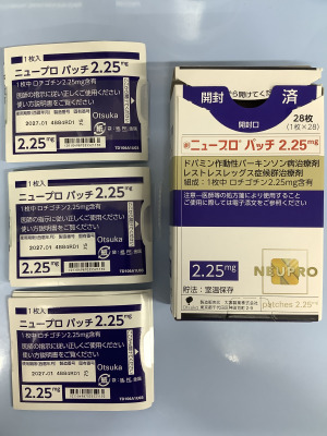 ニュープロパッチ2.25mg