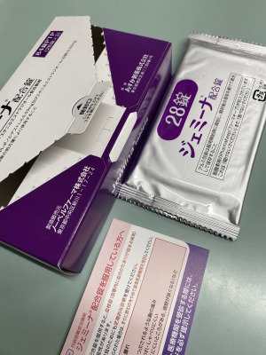 ジェミーナ配合錠