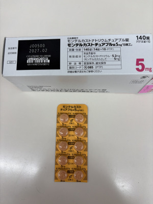 モンテルカストチュアブル錠5mg「日医工」
